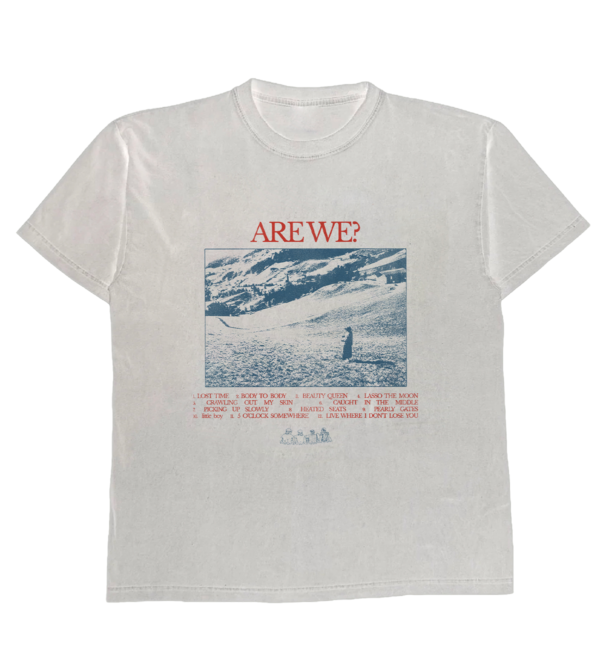 Sam Tompkins - are we gonna sing? white t-shirt