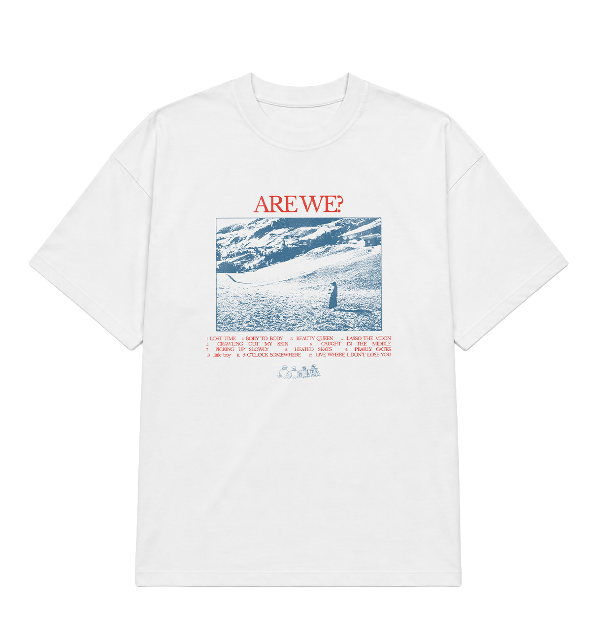Sam Tompkins - are we gonna sing? white t-shirt