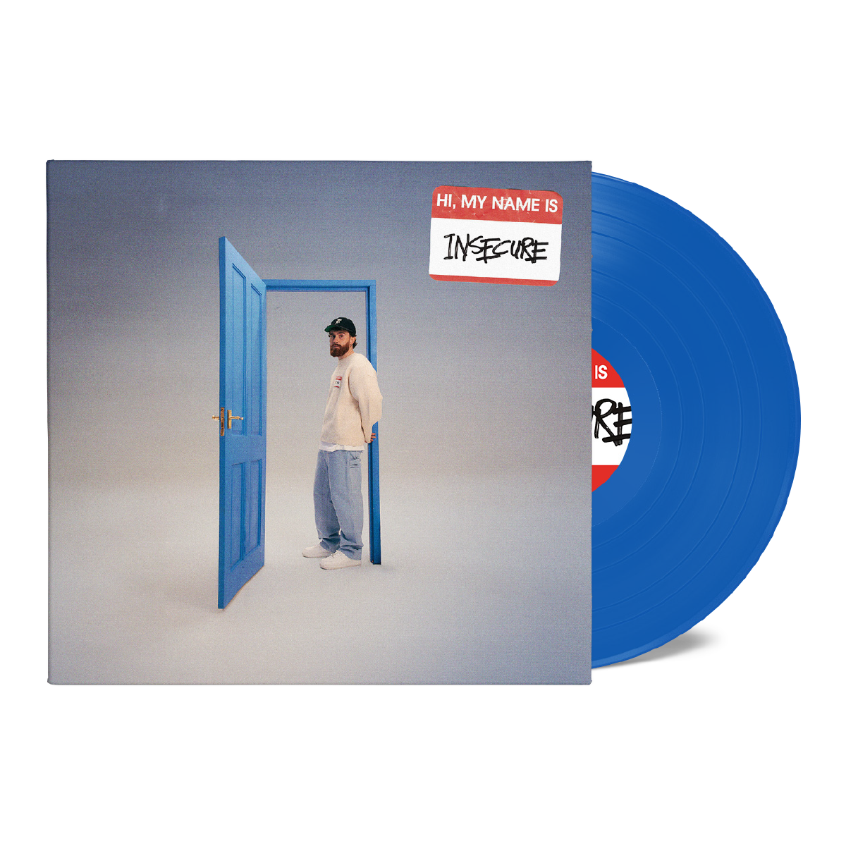 hi, my name is insecure - Blue Vinyl, Red/White Vinyl & Signed Art Card