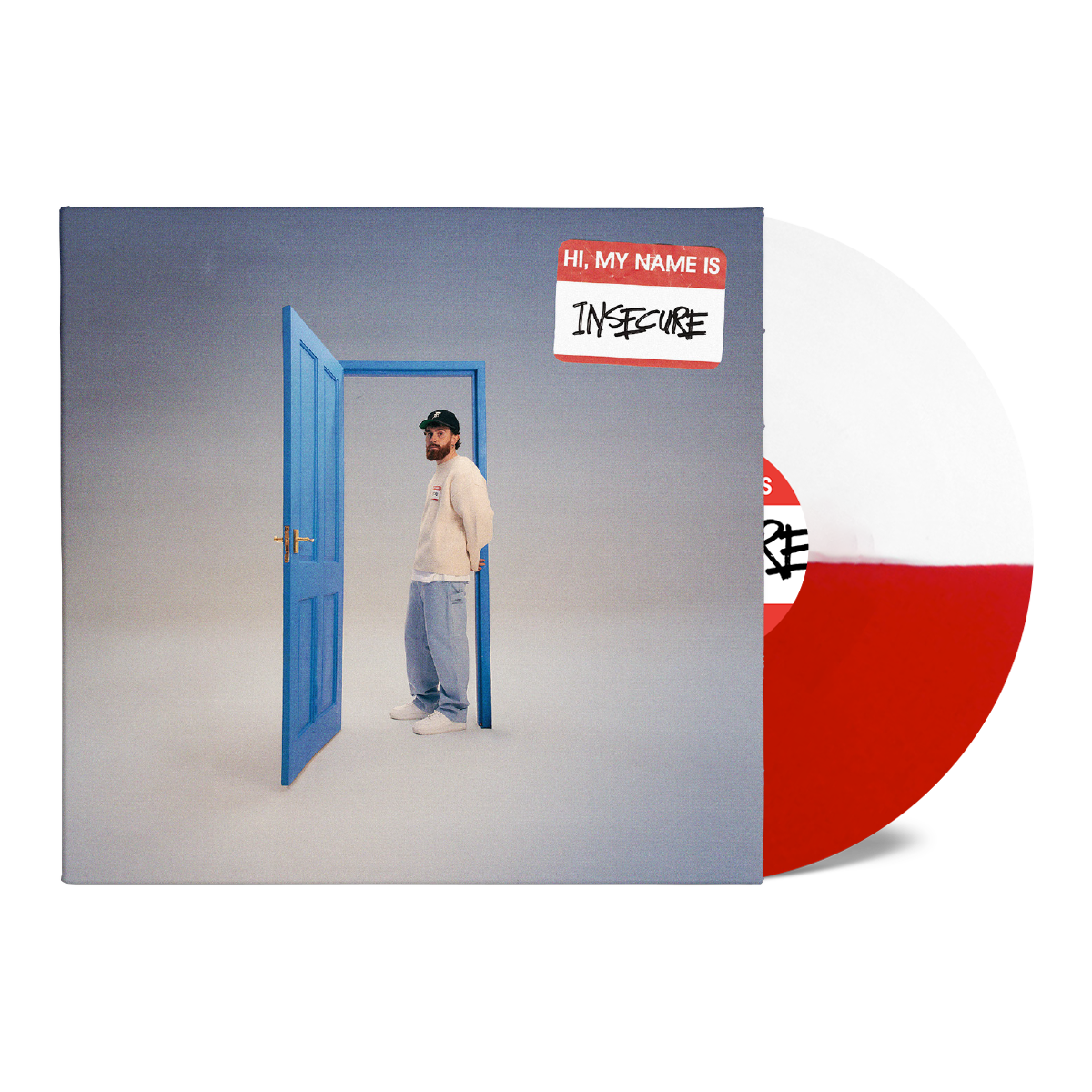 hi, my name is insecure - Blue Vinyl, Red/White Vinyl & Signed Art Card